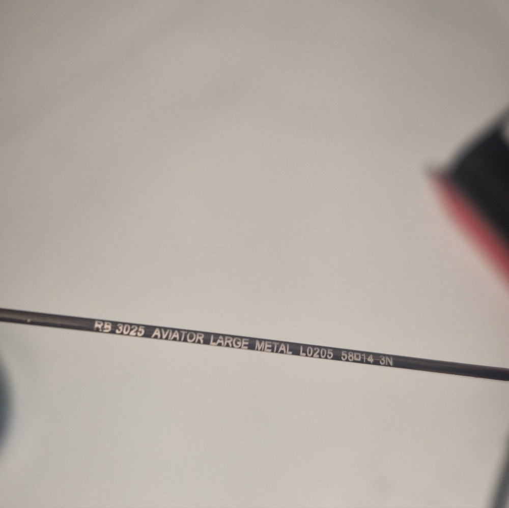 Like New Ray-Ban Gold Aviator Sunglasses - Only Used Once - Picture 6 of 7